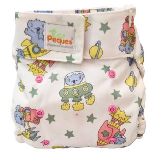 Pañal Ecológico Con Absorbente Intercambiable (Koala– Velcro)