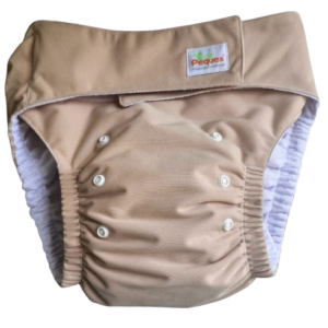 Pañal Ecológico para Adultos - Talla M  (Beige) 45 kg a 75 Kg