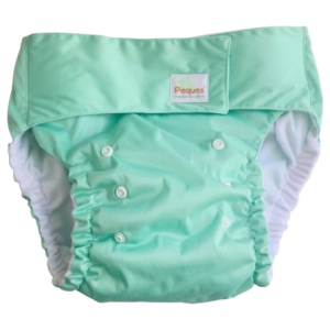 Pañal Ecológico para Adultos - Talla M  (Verde Menta) 45 kg a 75 Kg