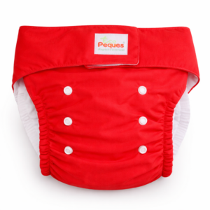 Pañal Ecológico para Adultos - Talla S (Rojo) 18 kg a 35 Kg